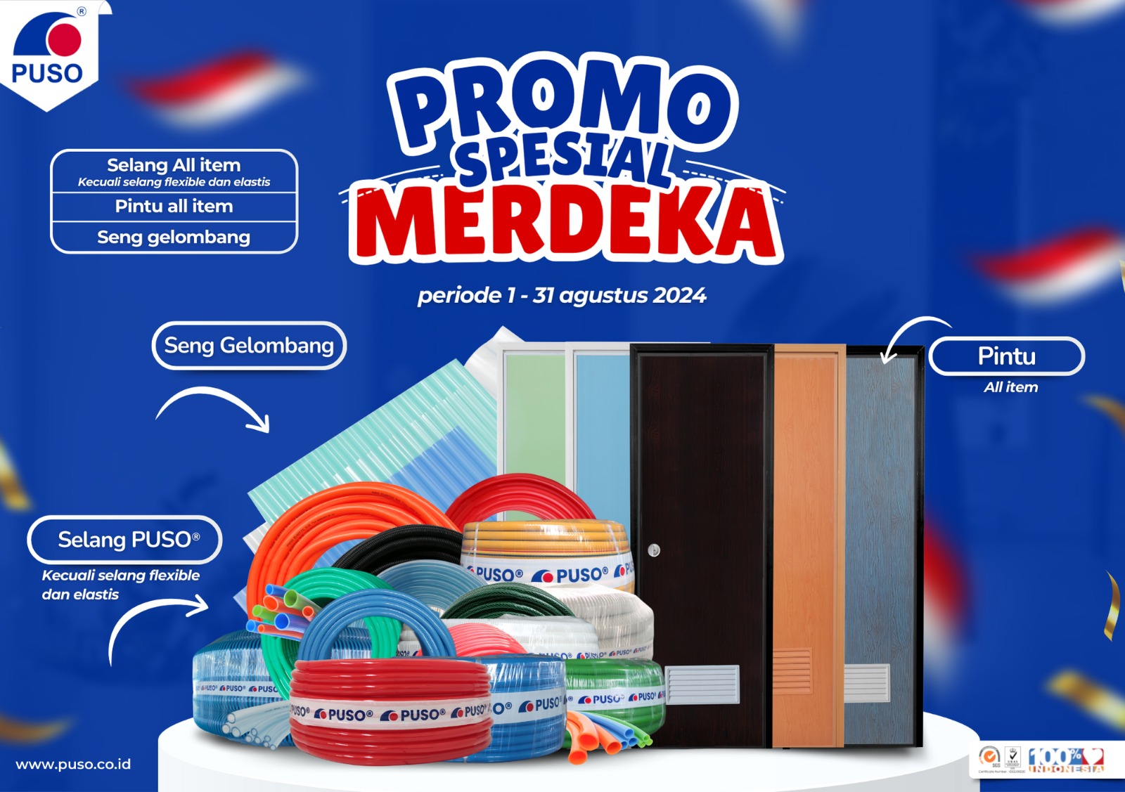 Diskon Merdeka Produk PUSO: Penawaran Terbaik Sebelum 31 Agustus 2024<